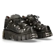 Półbuty męskie - buty NEW ROCK ITALI NEGRO, ITALI NEGRO, ITALI NEGRO, TOWER NEGRO ACERO + lateral + puntera + traser [M-106N-S16]-39 - miniaturka - grafika 1
