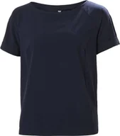 Koszulki i topy damskie - Helly Hansen Helly Hansen granatowa koszulka T-Shirt W Thalia 34169-597 S - miniaturka - grafika 1