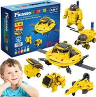 Roboty dla dzieci - Happy Kiddo PBM03 ROBOT SOLARNY 6w1 PICASSO - miniaturka - grafika 1
