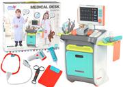 Zabawki interaktywne dla dzieci - Zestaw Małego Doktora Wózek Lekarski RTG EKG Akcesoria - miniaturka - grafika 1