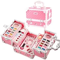 Zabawki kreatywne - Kuferek Z Kosmetykami Dla Dziewczynki - Zestaw Beauty Dla Małej Księżniczki - miniaturka - grafika 1