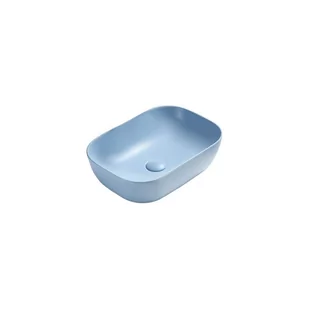 Mexen Rita umywalka nablatowa 45 x 32 cm, niebieska mat - 21084549 - Umywalki - miniaturka - grafika 1