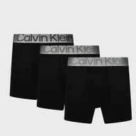 Majtki męskie - Bokserki Calvin Klein Reconsidered Steel 3 pak czarne - miniaturka - grafika 1