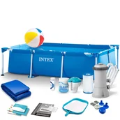 Baseny ogrodowe - Basen ogrodowy, stelażowy, Intex 28271, zestaw 15w1, 260x160x65 cm - miniaturka - grafika 1