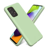 Etui i futerały do telefonów - Etui do Samsung Galaxy A52 / A52 5G / A52s 5G Silikonowe etui żelowe chroniące telefon komórkowy, zielone - miniaturka - grafika 1