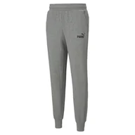 Spodnie męskie - Męskie Spodnie PUMA ESS LOGO PANTS TR CL 58671603 – Szary - miniaturka - grafika 1