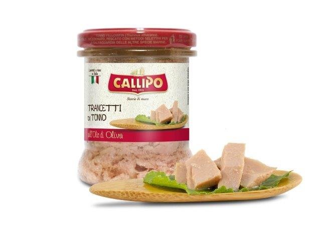 Callipo Tuńczyk trancetti w oliwie z oliwek w słoiku 170g