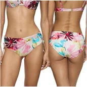 Stroje kąpielowe - Majtki kąpielowe Triumph SUMMER FLEUR Midi Białe w kwiaty - Rozmiar 40 - miniaturka - grafika 1