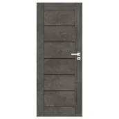 Drzwi wewnętrzne - Drzwi pełne CHICAGO beton ciemny 80 lewe - miniaturka - grafika 1