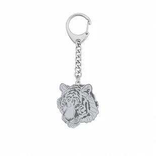 Brelok Srebrny do kluczy Tygrys 925 Biżuteria Prezent GRAWER GRATIS - Breloki Brelok Srebrny do kluczy Tygrys 925 Biżuteria Prezent GRAWER GRATIS - Breloki - miniaturka - grafika 1