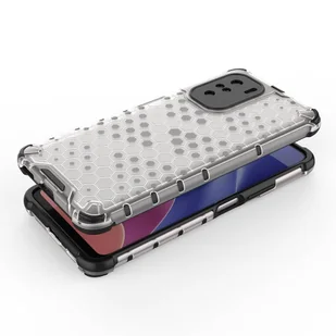 Honeycomb etui pancerny pokrowiec z żelową ramką Xiaomi Redmi K40 Pro+ / K40 Pro / K40 / Poco F3 zielony - Etui i futerały do telefonów - miniaturka - grafika 7