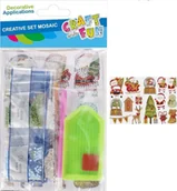 Zabawki kreatywne - Dekoracja świąteczna Craft with Fun OZDOBA BN ZEST KREAT WYKLEJ PO NUMERACH CF 12/14 - miniaturka - grafika 1