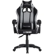 Fotele gamingowe - Fotel Gamingowy gracza z tkaniny EXTREME FALCON Dark Gray - miniaturka - grafika 1