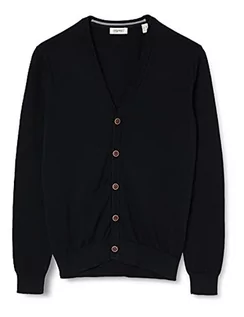 Swetry męskie - ESPRIT Sweter męski, 001/Black, XS - grafika 1