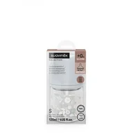 Butelki dla niemowląt - Suavinex BUTELKA SZKLANA 120ML SX PRO PRZEPŁYW WOLNY WONDERLAND NIEBIESKA LIBERTY - miniaturka - grafika 1