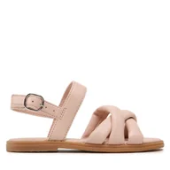 Buty dla dziewczynek - Sandały Geox J Sandal Karly Girl J3535C000KBC8156 S Beżowy - miniaturka - grafika 1