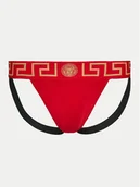 Majtki damskie - Versace Slipy Jock Strap AUU01017 1A1001 Czerwony - miniaturka - grafika 1