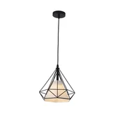 Lampy sufitowe - Light Prestige Nola wisząca czarna LP-076/1P BK - miniaturka - grafika 1