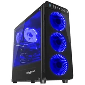 Obudowy komputerowe - Natec Genesis Irid 300 czarno-niebieska (NPC-1132) - miniaturka - grafika 1