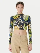 Bluzki damskie - adidas Bluzka Farm Rio JL8650 Kolorowy Slim Fit - miniaturka - grafika 1