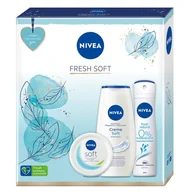 Zestawy kosmetyków męskich - Nivea Zestaw kosmetyków dla kobiet NIVEA Fresh Soft - miniaturka - grafika 1