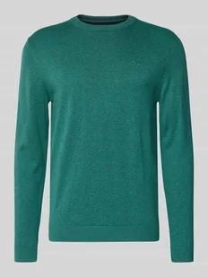 Sweter o kroju regular fit z czystej bawełny - Swetry męskie - miniaturka - grafika 1