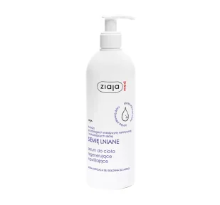 Ziaja med siemię lniane serum do ciała regenerujące nawilżające 400 ml - Balsamy i kremy do ciała - miniaturka - grafika 1