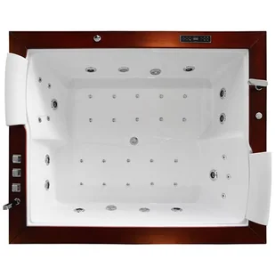 Wanna z hydromasażem do zabudowy prostokątna 180x150 cm MO-1666 - Wanny z hydromasażem - miniaturka - grafika 1