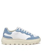 Sneakersy damskie - Geox Sneakersy D Spherica Ec4.1 D55TCA 08522 C0270 Biały - miniaturka - grafika 1