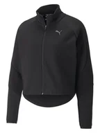 Kurtki i kamizelki sportowe damskie - Puma Kurtka sportowa "Evostripe" w kolorze czarnym - miniaturka - grafika 1