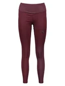 Spodnie sportowe damskie - asics Legginsy sportowe "Flexform" w kolorze bordowym - miniaturka - grafika 1