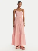 Sukienki - Roxy Sukienka letnia Tropical Glow ERJWD03945 Różowy Regular Fit - miniaturka - grafika 1