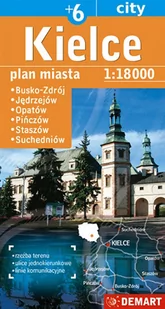 Kielce - plan miasta (skala 1:18 000) - Demart - Atlasy i mapy - miniaturka - grafika 1
