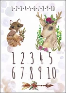 Plakaty - Galeria Plakatu, Leśne Liczby, 40x50 cm - miniaturka - grafika 1