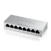 Pozostałe akcesoria sieciowe - Zyxel GS-108BV5-EU0101F łącza sieciowe Nie zarządzany L2 Gigabit Ethernet (10/100/1000) - miniaturka - grafika 1