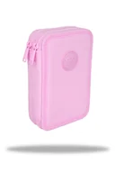 Piórniki - Piórnik 2-komorowy z wyposażeniem Coolpack Jumper 2 pastel powde róż - miniaturka - grafika 1