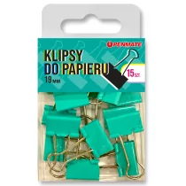Klipsy do papieru Penmate Turkusowy 19 mm TT8323 - Pinezki - miniaturka - grafika 1
