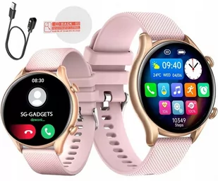 SG-Gadgets Kt60 Różowy - Smartwatch - miniaturka - grafika 1