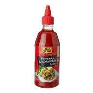 Sosy w słoikach - Real Thai Real THAI Sriracha Extra Hot Chilly sos 430 ml (14.54 OZ) - miniaturka - grafika 1