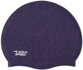 Pływanie - Czepek Pływacki Aqua Speed Reco Navy - miniaturka - grafika 1