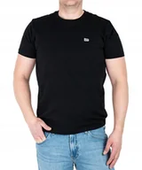 Koszulki męskie - T-shirt Lee PATCH LOGO TEE 112367186 Black XL - miniaturka - grafika 1