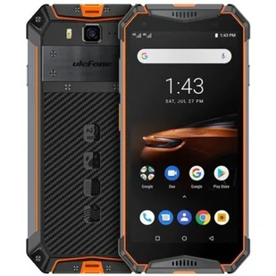 Ulefone Armor 3W 64GB Dual Sim Czarno-pomarańczowy - Telefony komórkowe - miniaturka - grafika 1