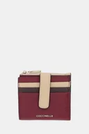 Portfele - Coccinelle portfel skórzany METALLIC TRICOLOR damski kolor bordowy E2.M10.11.F7.01 - miniaturka - grafika 1