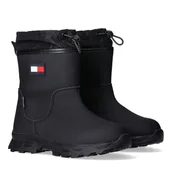 Botki damskie - Tommy Hilfiger Dziecięce botki Roger, unisex, czarne, 32 EU, Czarny, 32 EU - miniaturka - grafika 1