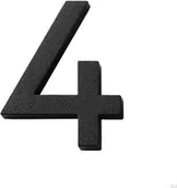 Numery na dom - Numer domu Modern mała cyfra 4 Aluminium - miniaturka - grafika 1