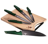 Noże kuchenne - Berlingerhaus ZESTAW 5 NOŻY KUCHENNYCH Z DESKĄ BH-2706 2706 - miniaturka - grafika 1