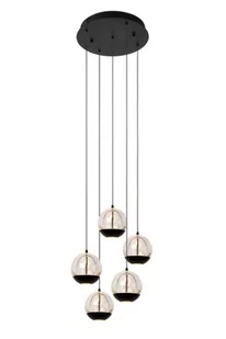 Sentubal lampa wisząca 5xLED/5,2W czarna 13498/24/30 - Lampy sufitowe - miniaturka - grafika 1