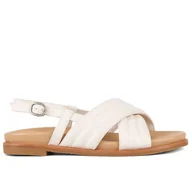 Śniegowce damskie - Klapki Emu Australia Borradaile W13017COCT - białe - miniaturka - grafika 1