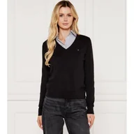 Swetry damskie - Tommy Hilfiger Sweter Regular Fit - miniaturka - grafika 1
