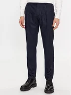 Spodnie męskie - Tommy Hilfiger Chinosy Hampton MW0MW32563 Granatowy Slim Fit - miniaturka - grafika 1